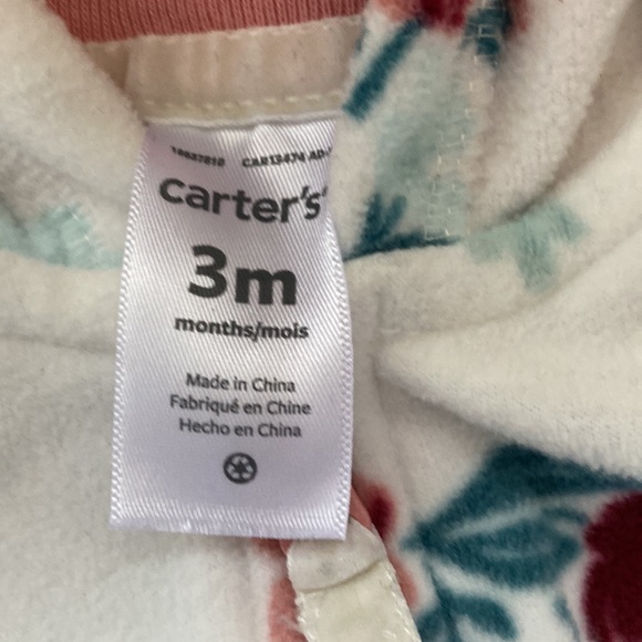 Fleece carters playsuit, NWOT - Picture 2 of 2